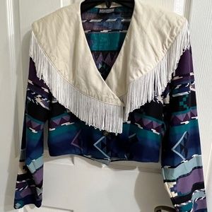 Roughrider by Circle T rodeo wear blouse shirt